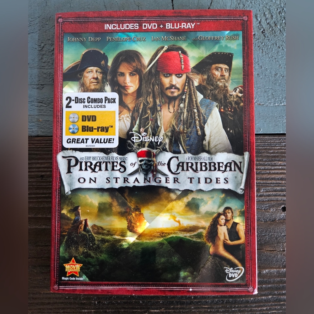 NWT Pirates of the Caribbean Blu-Ray/DVD